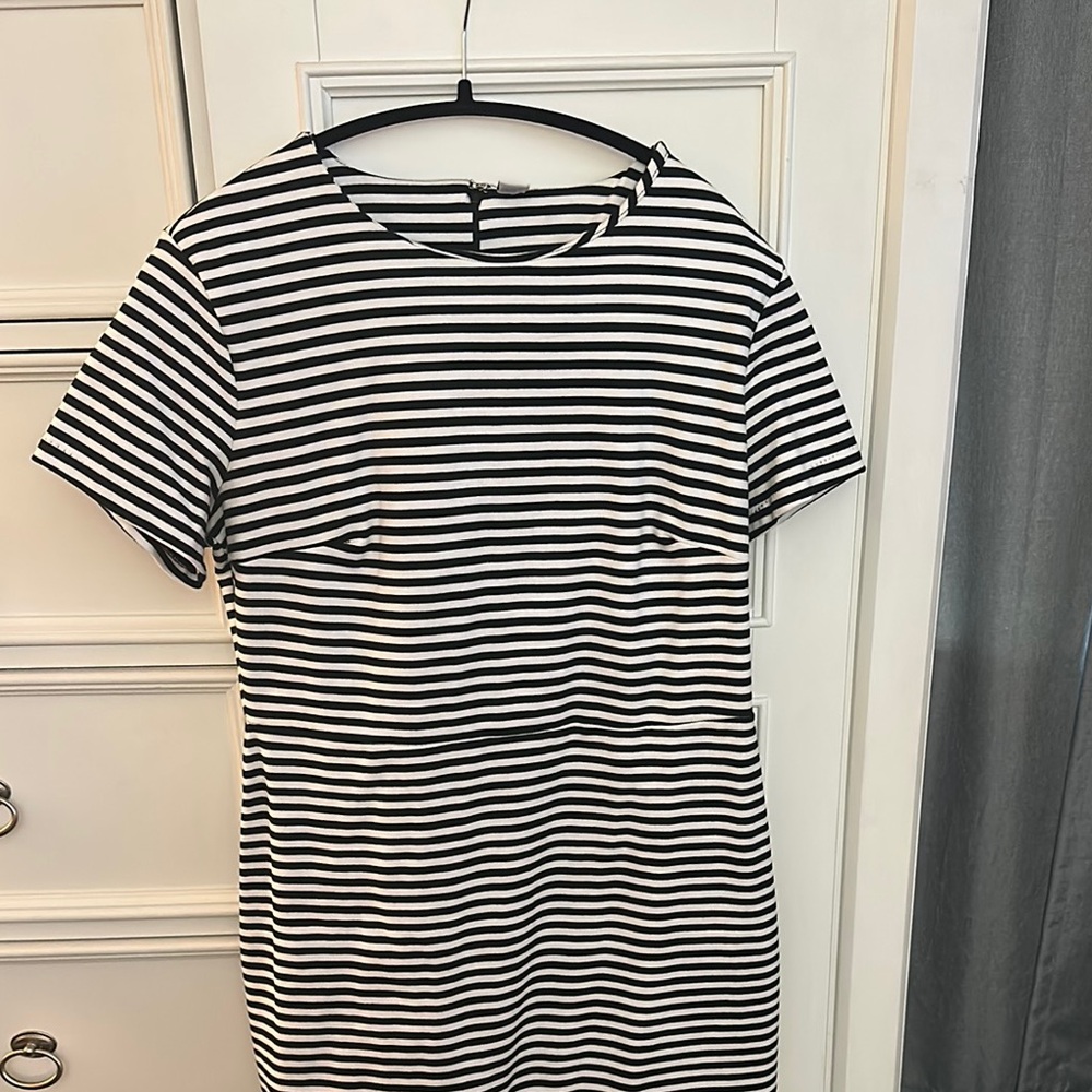 Old Navy Black and White Sheath Mini Dress